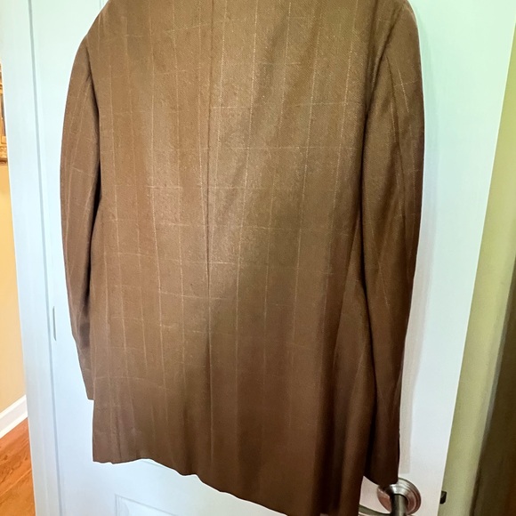 Joseph Abboud brown and tan 44 L sport jacket - Picture 3 of 4